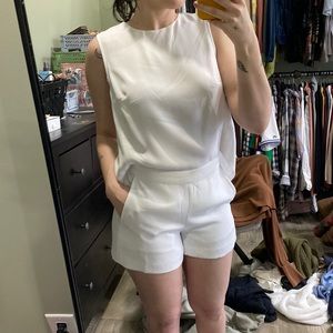 Club Monaco Open Back Romper - 0